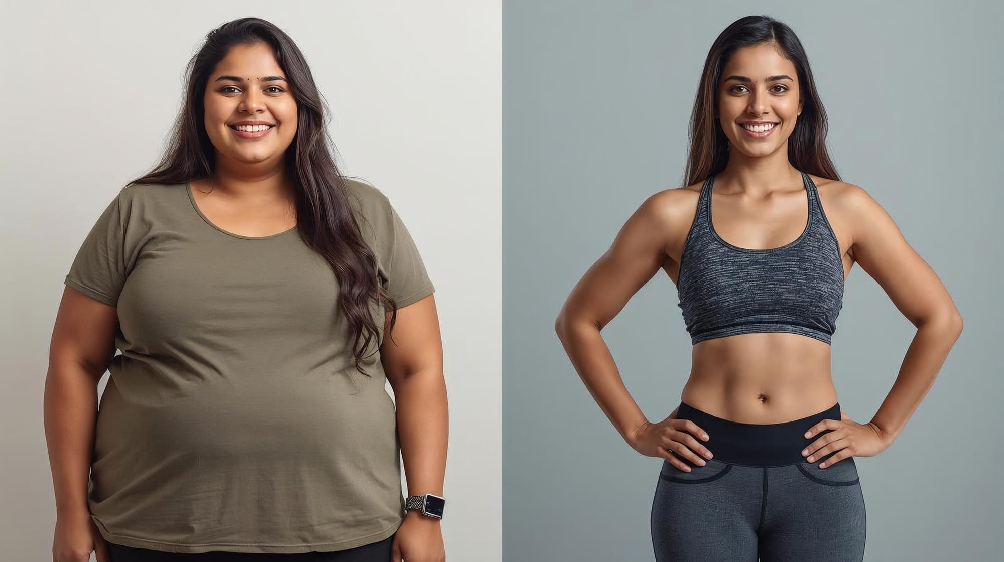 100 Days Transformation Plan belly fat results